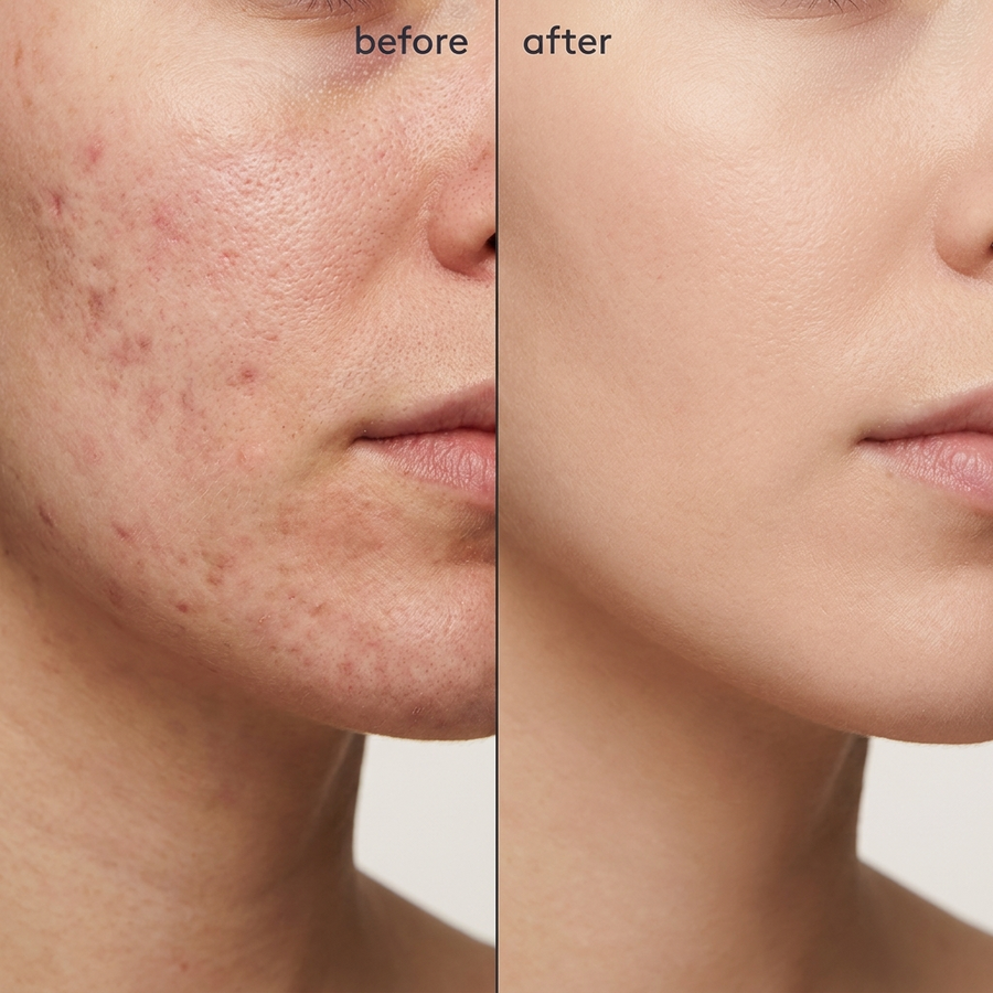 Acne scars softened and smoothed.